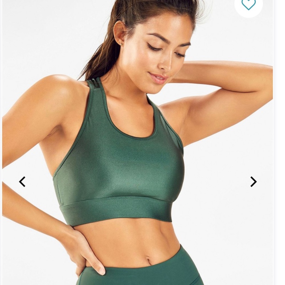 Sycamore Shine Green Fabletics Bra Small